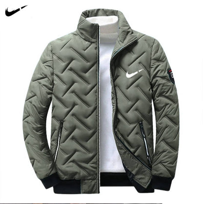 Chamarra Bomber Acolchada con Forro Polar