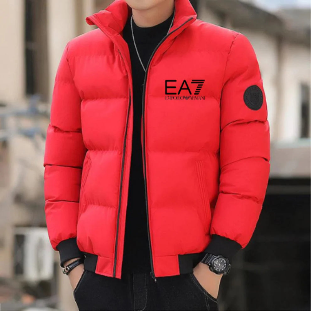 Chamarra Puffer EA7 Roja